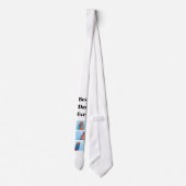 最高のパパカスタム写真お父さんの日の贈り物 ネクタイ (裏面)