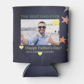 最高のパパカスタム写真お父さんの日モダン 缶クーラー (正面)
