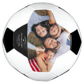 最高のパパカスタム写真クール父親の日 サッカーボール (回転)