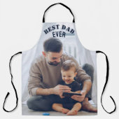 最高のパパカスタム写真コラージュ自分で作成 エプロン (正面)