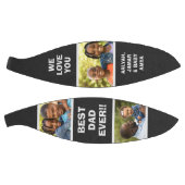 最高のパパカスタム写真コラージュ バスケットボール (パネル)