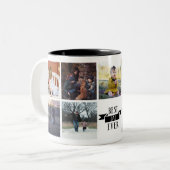 最高のパパカスタム写真マググ ツートーンマグカップ (正面左)