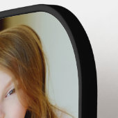 最高のパパカスタム写真名グリーン ピックルボールラケット (左詳細)