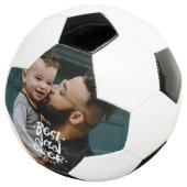 最高のパパカスタム写真父の日のギフト名 サッカーボール (3/4)