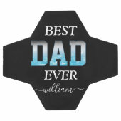 最高のパパカスタム写真父の日 サッカーボール (フラット)