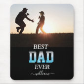 最高のパパカスタム写真父の日 マウスパッド (正面)