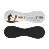 最高のパパカスタム写真父の日 野球ボール (パネル)