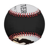 最高のパパカスタム写真父の日 野球ボール (裏面)