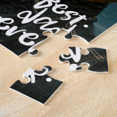 最高のパパカスタム写真父の日Vertical ジグソーパズル (側面)