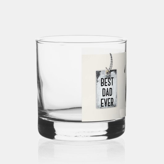 最高のパパカスタム写真 ウイスキーグラス (右)