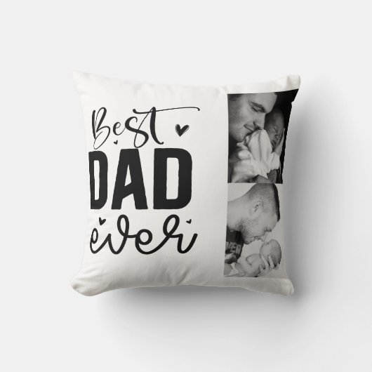 最高のパパカスタム写真 クッション (正面)
