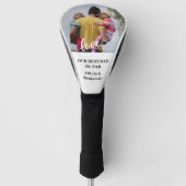 最高のパパカスタム写真* ゴルフヘッドカバー (正面)