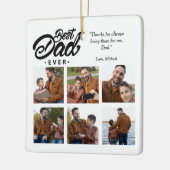 最高のパパカスタム写真 セラミックオーナメント (左)