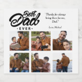 最高のパパカスタム写真 ビールラベル (シングルラベル)