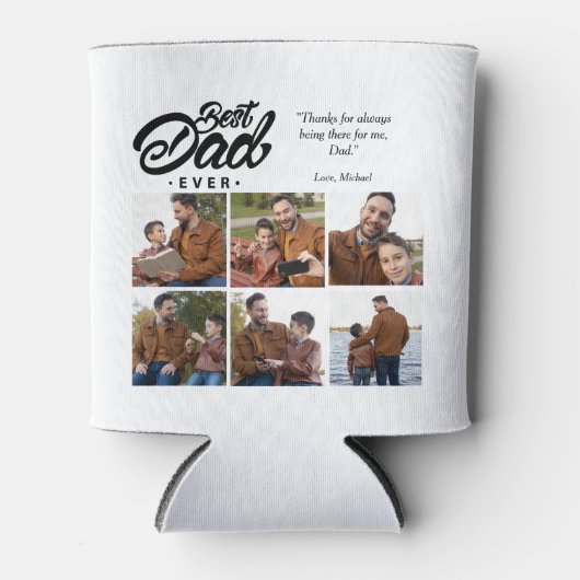 最高のパパカスタム写真 缶クーラー (正面)