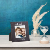 最高のパパカスタム写真Chalkboard父の日 フォトプラーク (インサイチュ)