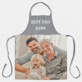 最高のパパカスタム写真Create Your Own エプロン (正面)