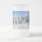 最高のパパカスタム文字パーソナライズされた フロストグラスビールジョッキ (中央)