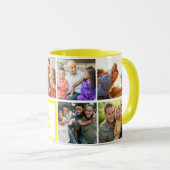 最高のパパカスタム父の日モダンの写真 マグカップ (正面右)