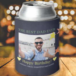 最高のパパカスタム誕生日モダン 缶クーラー