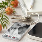 最高のパパカスタム2枚の写真 キーホルダー (正面右)