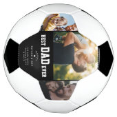 最高のパパカスタム3色写真父の日 サッカーボール (回転)