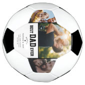 最高のパパカスタム3色写真父の日 サッカーボール (回転)