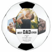 最高のパパカスタム3色写真父の日 サッカーボール (正面)