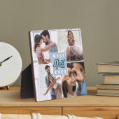 最高のパパカスタム4枚フォトファミリーコラージュ フォトプラーク