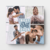 最高のパパカスタム4枚フォトファミリーコラージュ フォトプラーク (正面)