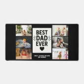 最高のパパカスタム6写真コラージュ デスクマット (正面)