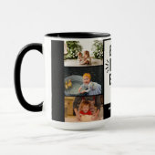 最高のパパカスタム6写真コラージュ マグカップ (左)