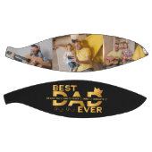 最高のパパカスタムEver家族3写真With Names バスケットボール (パネル)