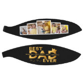 最高のパパカスタムEver家族5写真 バスケットボール (パネル)