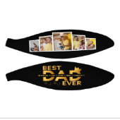 最高のパパカスタムEver家族5写真 ミニバスケットボール (パネル)