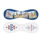 最高のパパカスタムEver 4 Photo Happy Father's Day 野球ボール (パネル)