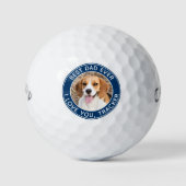 最高のパパカスタムEver Golf Pet Photo ゴルフボール (正面)