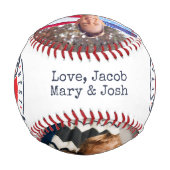 最高のパパカスタムEver Photo Baseball 野球ボール (裏面)