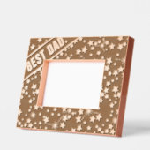 最高のパパキュートスタークールおもしろい天父の日 レーザー彫刻フレーム (左)