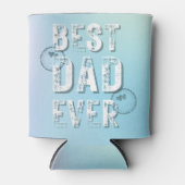 最高のパパグランジタイポグラフィ写真 缶クーラー (正面)