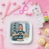 最高のパパグランジ縁ど写真 ペーパープレート (パーティー)