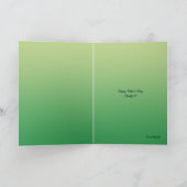 最高のパパグリーティングカード カード (内部)