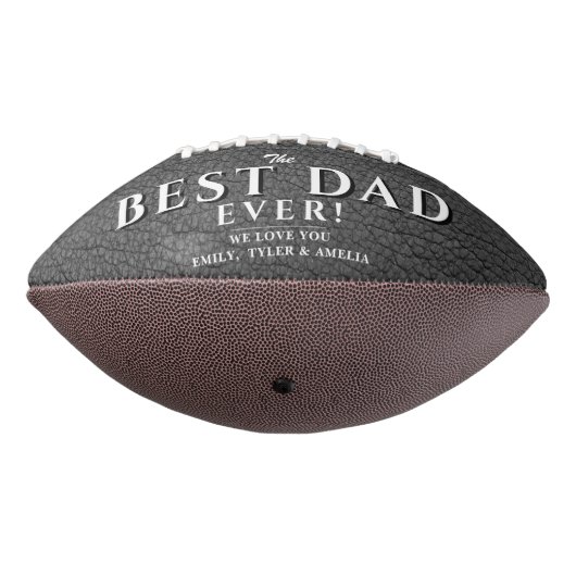 最高のパパグレーレザー父の日3写真コラージュ アメリカンフットボール (回転270)