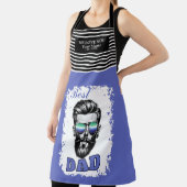 最高のパパゲイフラッグの色の父の日のギフト エプロン (インサイチュ)