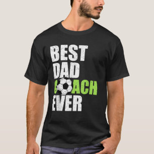 最高のパパコーチエバーサッカー父親パパPapa Socce Tシャツ