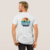 最高のパパゴルフオーバーカスタムー トライブレンドTシャツ (フル背面)