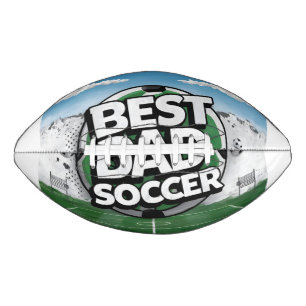最高のパパサッカーグラフィティの父親の日サッカー アメリカンフットボール