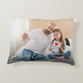 最高のパパシンプル写真カスタムEver アクセントクッション (裏面)