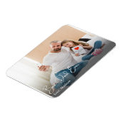 最高のパパシンプル写真カスタムEver マグネット (左側)