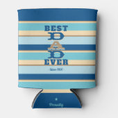 最高のパパストライプの写真 缶クーラー (正面)